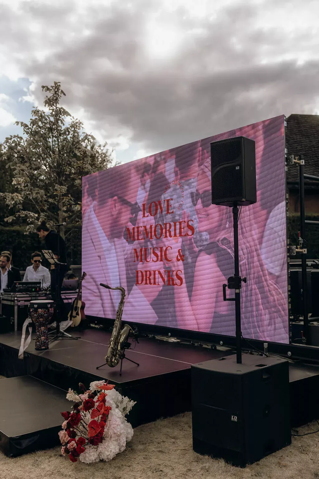 Stage with LED wall