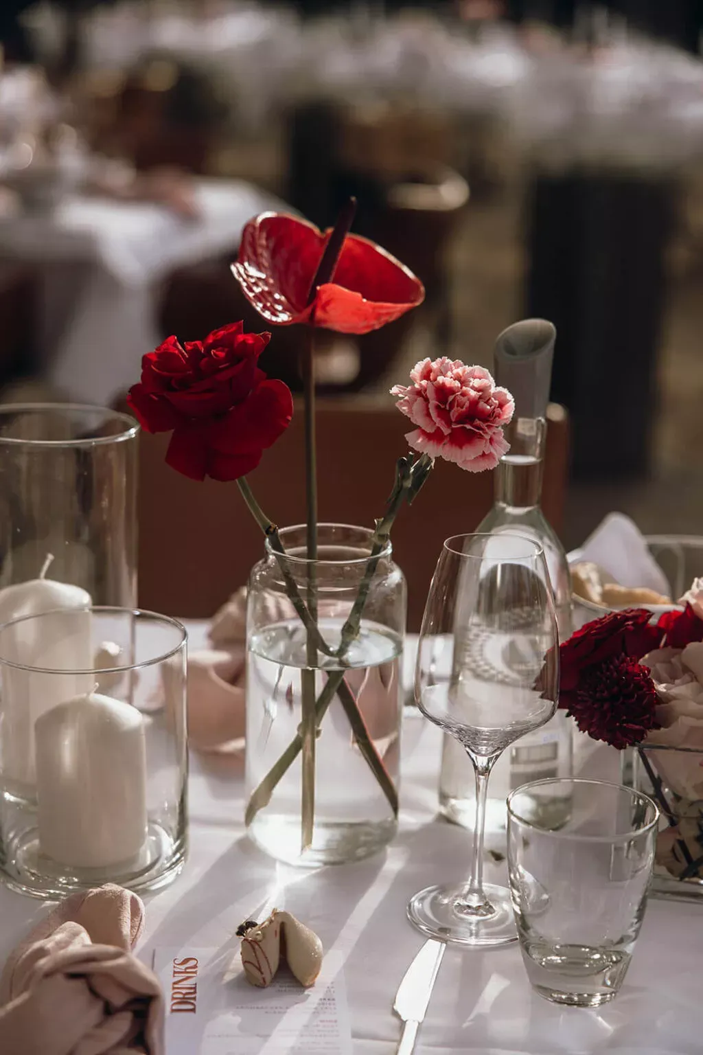 Rose on the table